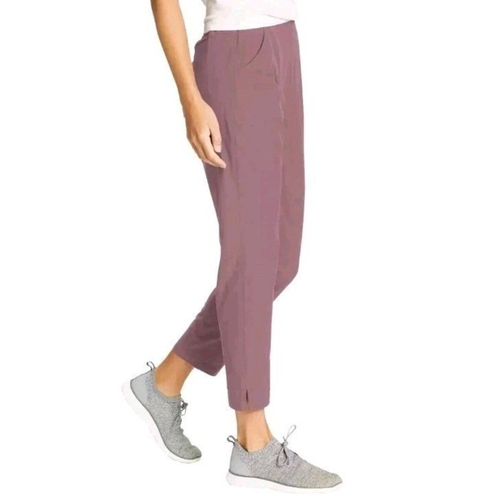 Eddie Bauer Womens Traveler Ankle Pants Lightweight UPF 50+ 4-Way Stretch Travel